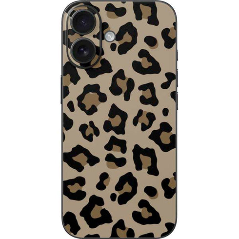 Leopard Print iPhone 16 Skin
