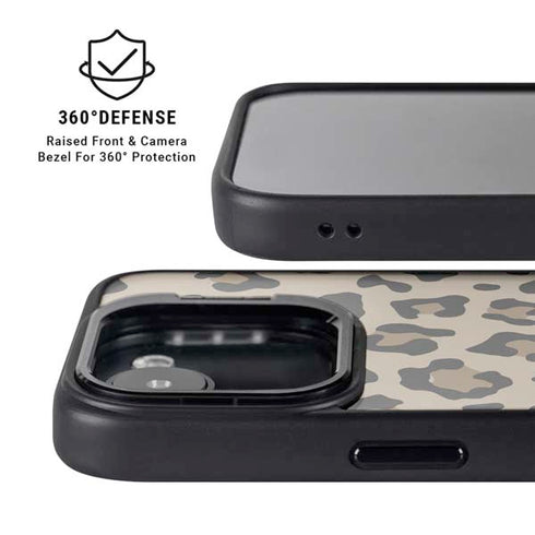 Leopard Print iPhone 16e Kickstand Case