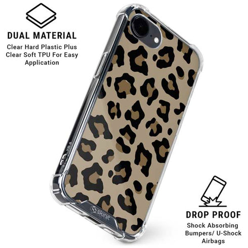 Leopard Print iPhone 16e Clear Case