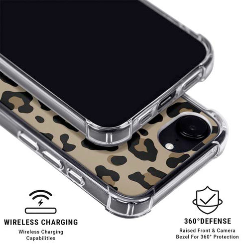 Leopard Print iPhone 16e MagSafe Case