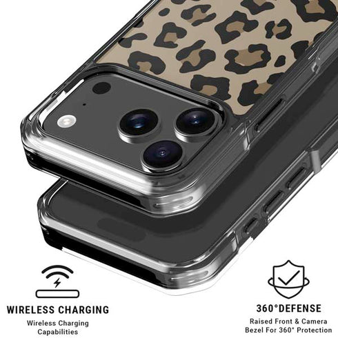 Leopard Print iPhone 18 Pro Clear Case