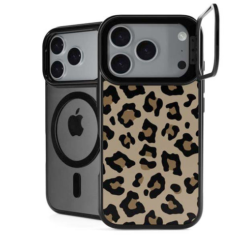 Leopard Print iPhone 18 Pro Kickstand Case