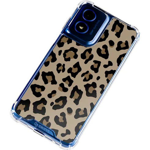 Leopard Print Moto G Play 4G (2024) Clear Case