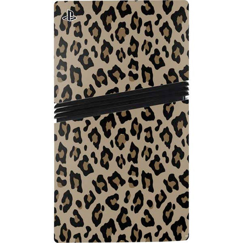 Leopard Print PS5 Pro Disk Console Skin