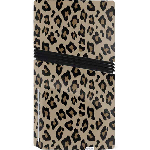 Leopard Print PS5 Pro Disk Console Skin