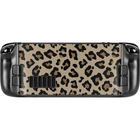 Leopard Print Steam Deck Handheld Gaming Computer OLED Skin