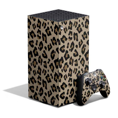 Leopard Print XBox Series X Digital Edition Bundle Skin