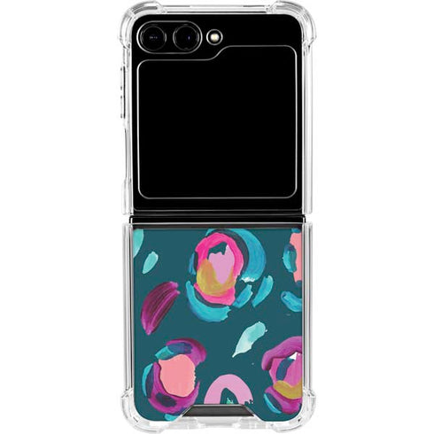 Leopard Spots by Etta Vee Galaxy Z Flip6 Clear Case
