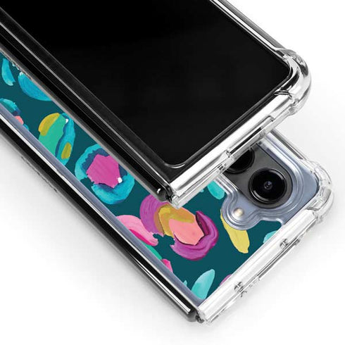 Leopard Spots by Etta Vee Galaxy Z Fold5 5G Clear Case