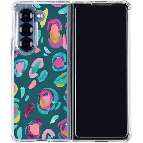 Leopard Spots by Etta Vee Galaxy Z Fold6 Clear Case