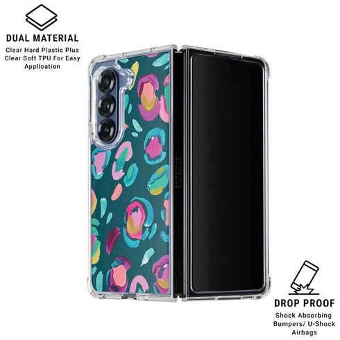 Leopard Spots by Etta Vee Galaxy Z Fold6 Clear Case