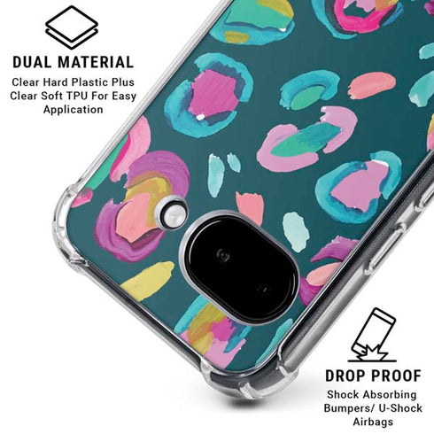 Leopard Spots by Etta Vee Google Pixel 9a Clear Case