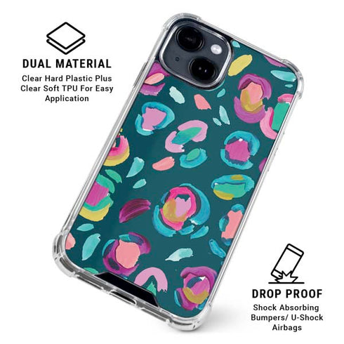 Leopard Spots by Etta Vee iPhone 15 Clear Case