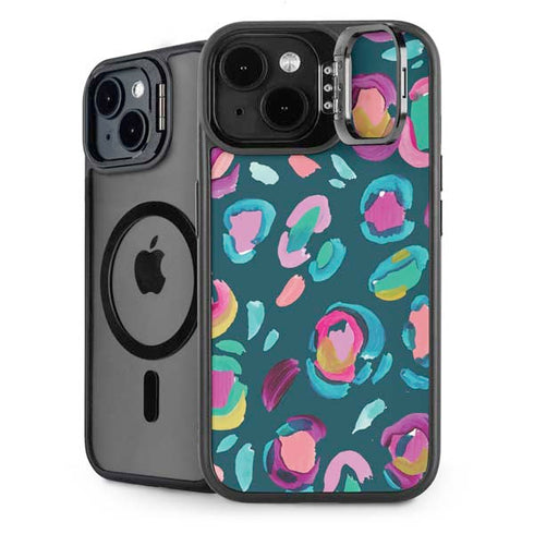 Leopard Spots by Etta Vee iPhone 15 Plus Kickstand Case