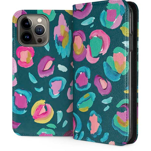 Leopard Spots by Etta Vee iPhone 15 Pro Max Folio Case