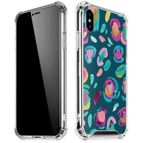 Leopard Spots by Etta Vee iPhone X/XS Clear Case