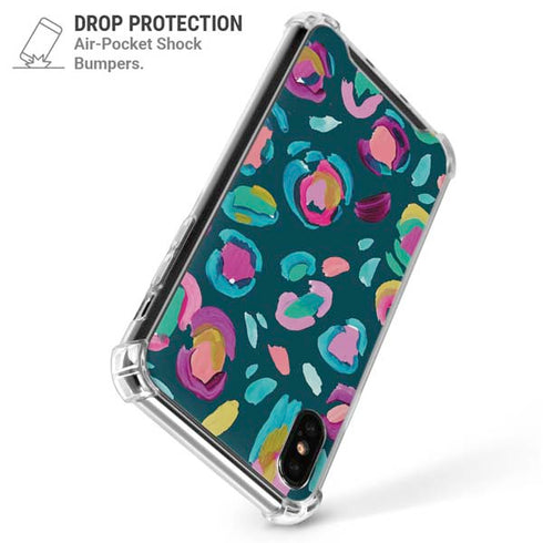 Leopard Spots by Etta Vee iPhone X/XS Clear Case