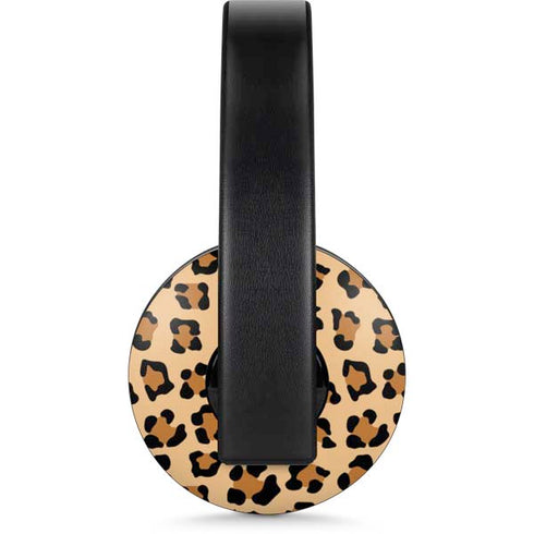 Leopard Spots Print PlayStation 4 Gold Wireless Headset Skin