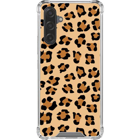Leopard Spots Print Galaxy A17 Clear Case