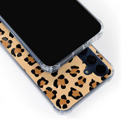 Leopard Spots Print Galaxy A35 5G Clear Case