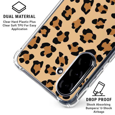 Leopard Spots Print Galaxy A36 5G Clear Case
