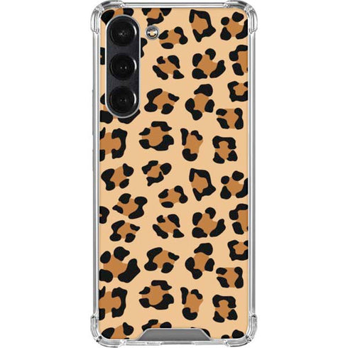 Leopard Spots Print Galaxy S24 FE Clear Case
