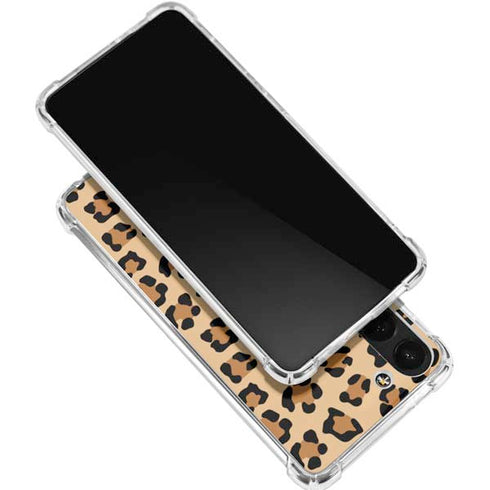 Leopard Spots Print Galaxy S24 FE Clear Case