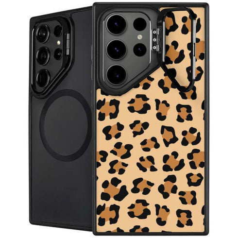 Leopard Spots Print Galaxy S24 Ultra Kickstand Case