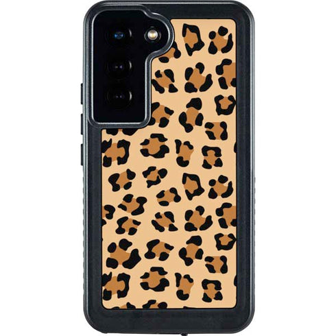 Leopard Spots Print Galaxy S24 Waterproof Case