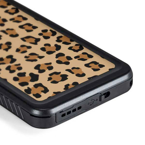Leopard Spots Print Galaxy S24 Waterproof Case
