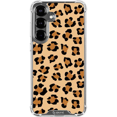 Leopard Spots Print Galaxy S26 Clear Case
