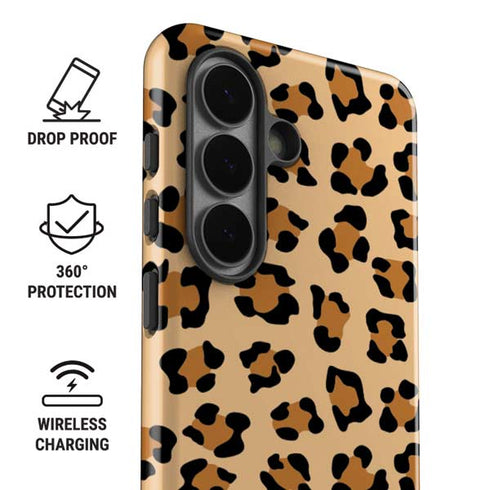 Leopard Spots Print Galaxy S26 Plus Impact Case