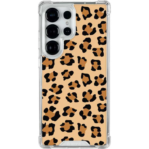 Leopard Spots Print Galaxy S26 Ultra Clear Case