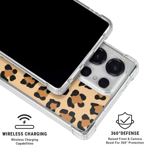 Leopard Spots Print Galaxy S26 Ultra Clear Case
