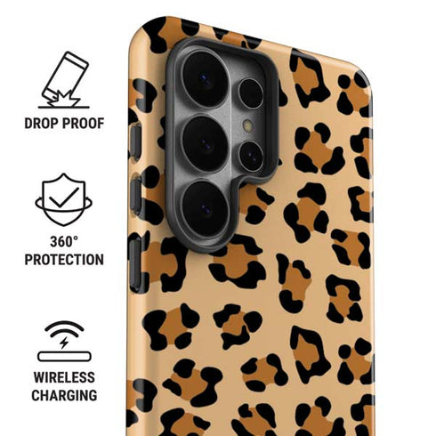 Leopard Spots Print Galaxy S26 Ultra Impact Case