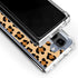 Leopard Spots Print Galaxy Z Fold5 5G Clear Case