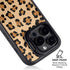 Leopard Spots Print iPhone 14 Pro Max Kickstand Case
