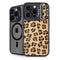 Leopard Spots Print iPhone 15 Pro Kickstand Case