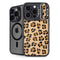 Leopard Spots Print iPhone 15 Pro Max Kickstand Case