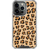 Leopard Spots Print iPhone 16 Pro Clear Case