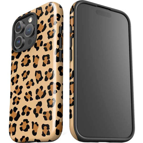 Leopard Spots Print iPhone 16 Pro Impact Case