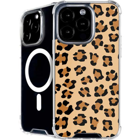 Leopard Spots Print iPhone 16 Pro Max MagSafe Case