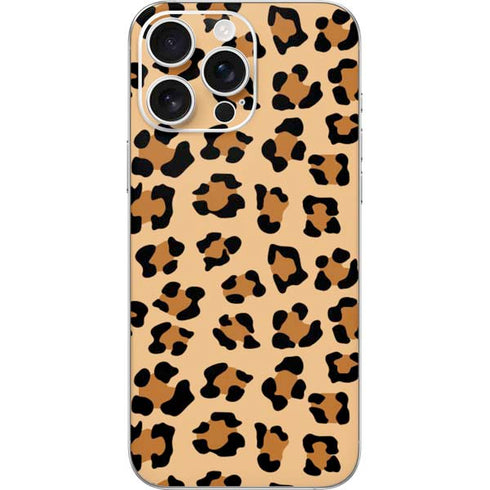 Leopard Spots Print iPhone 16 Pro Max Skin