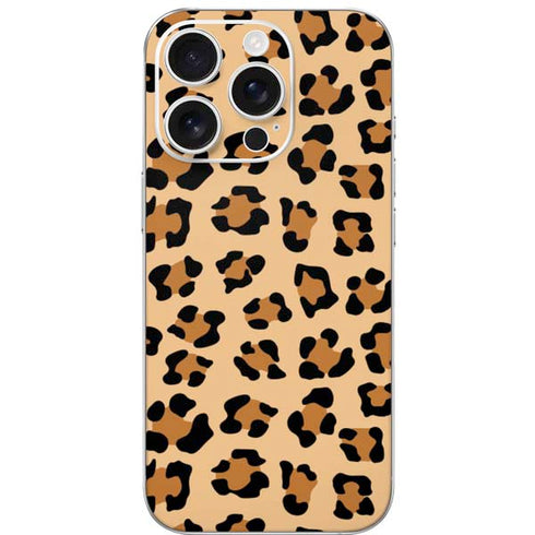 Leopard Spots Print iPhone 16 Pro Skin