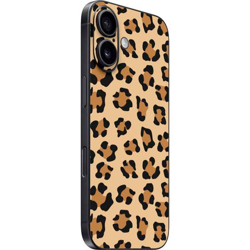 Leopard Spots Print iPhone 16 Skin