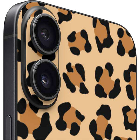 Leopard Spots Print iPhone 16 Skin