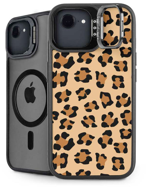 Leopard Spots Print iPhone 16e Kickstand Case