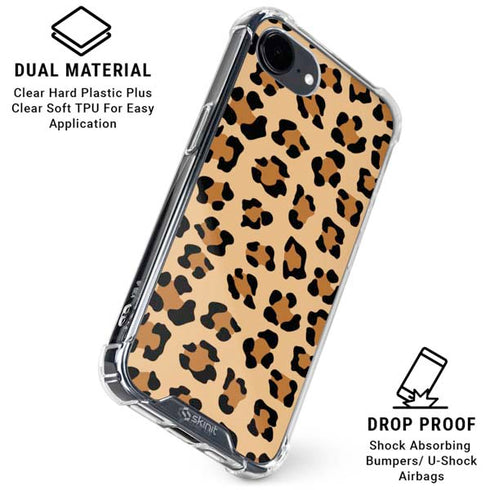 Leopard Spots Print iPhone 16e Clear Case