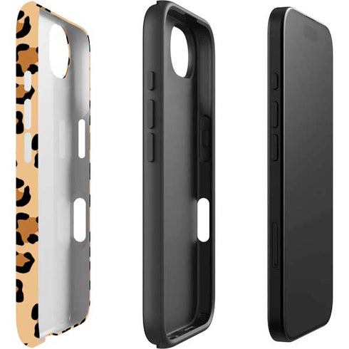Leopard Spots Print iPhone 16e Impact Case