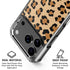 Leopard Spots Print iPhone 18 Pro Clear Case